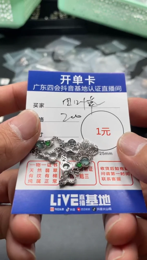 颈饰未镶嵌翡翠?*?挂件