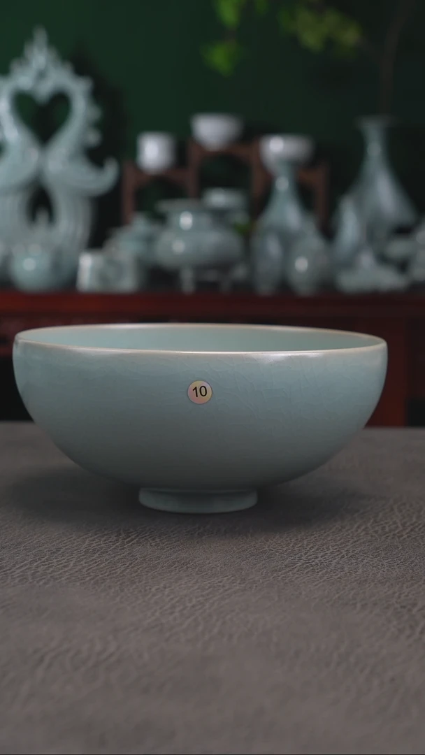 扫地僧10号鸡心碗17.8一级品-二