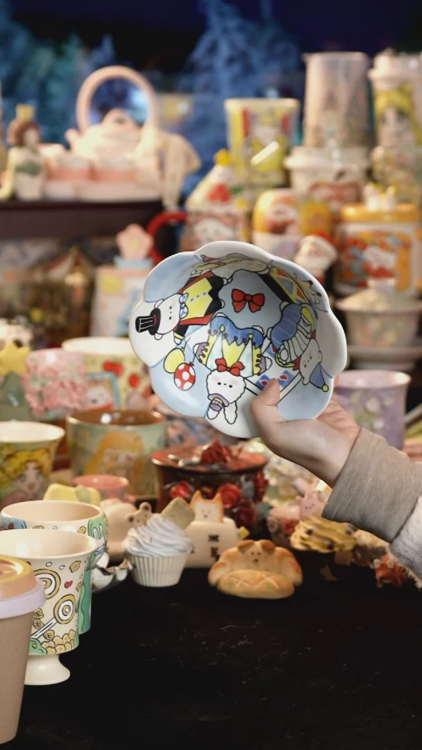 其他陶景德镇釉下彩手绘设计师款陶瓷