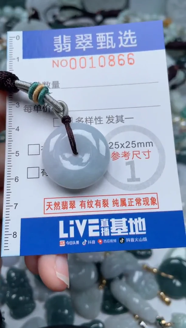 颈饰未镶嵌翡翠10866