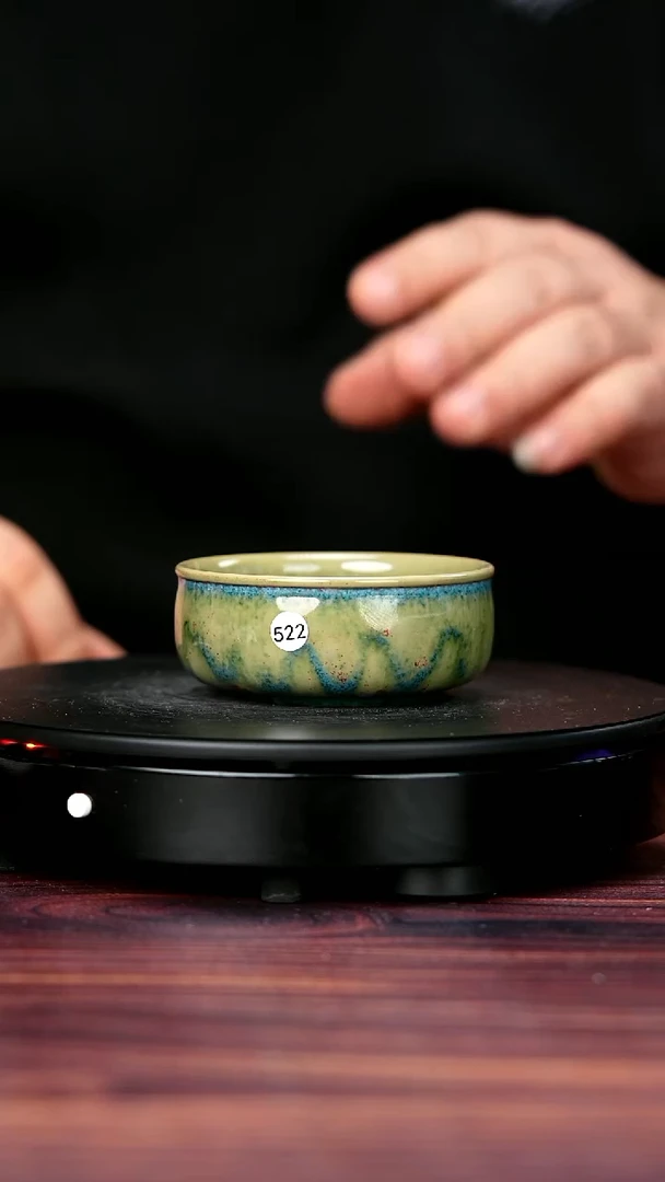 其他钧瓷522#盼龙窑一级品原矿钧瓷普洱杯
