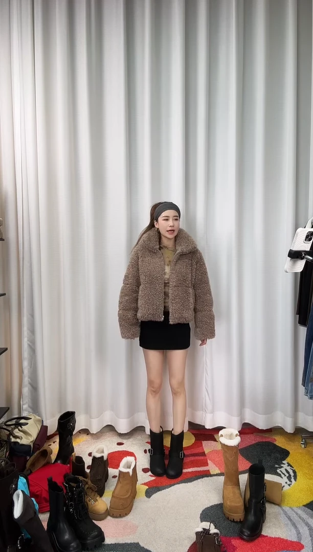 开**孩特价不退换 雪地靴 黑色 37