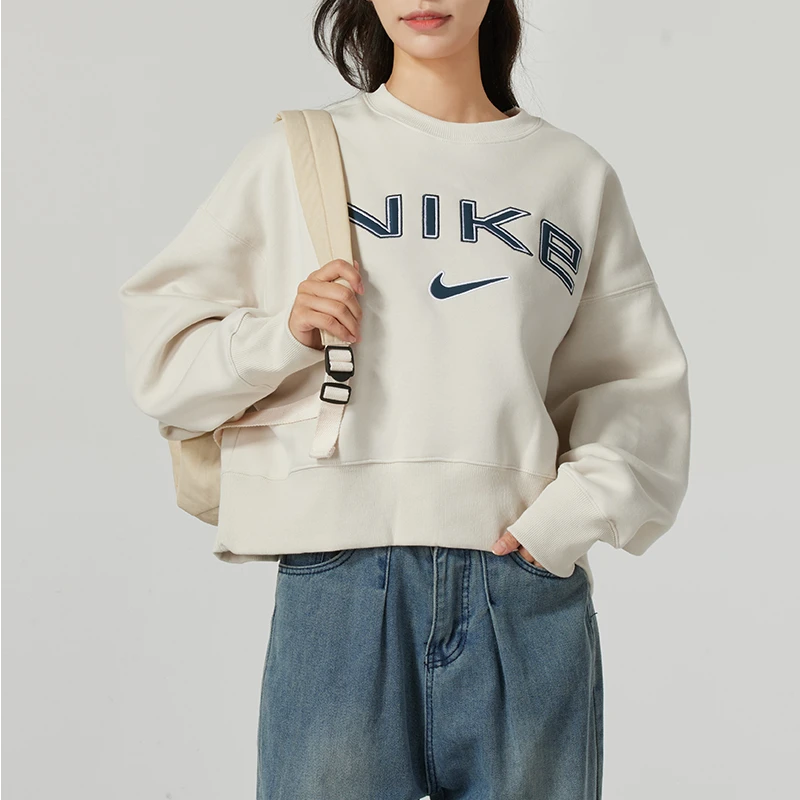 耐克/NIKE卫衣女休闲保暖套头衫户外健身训练运动服FV7675
