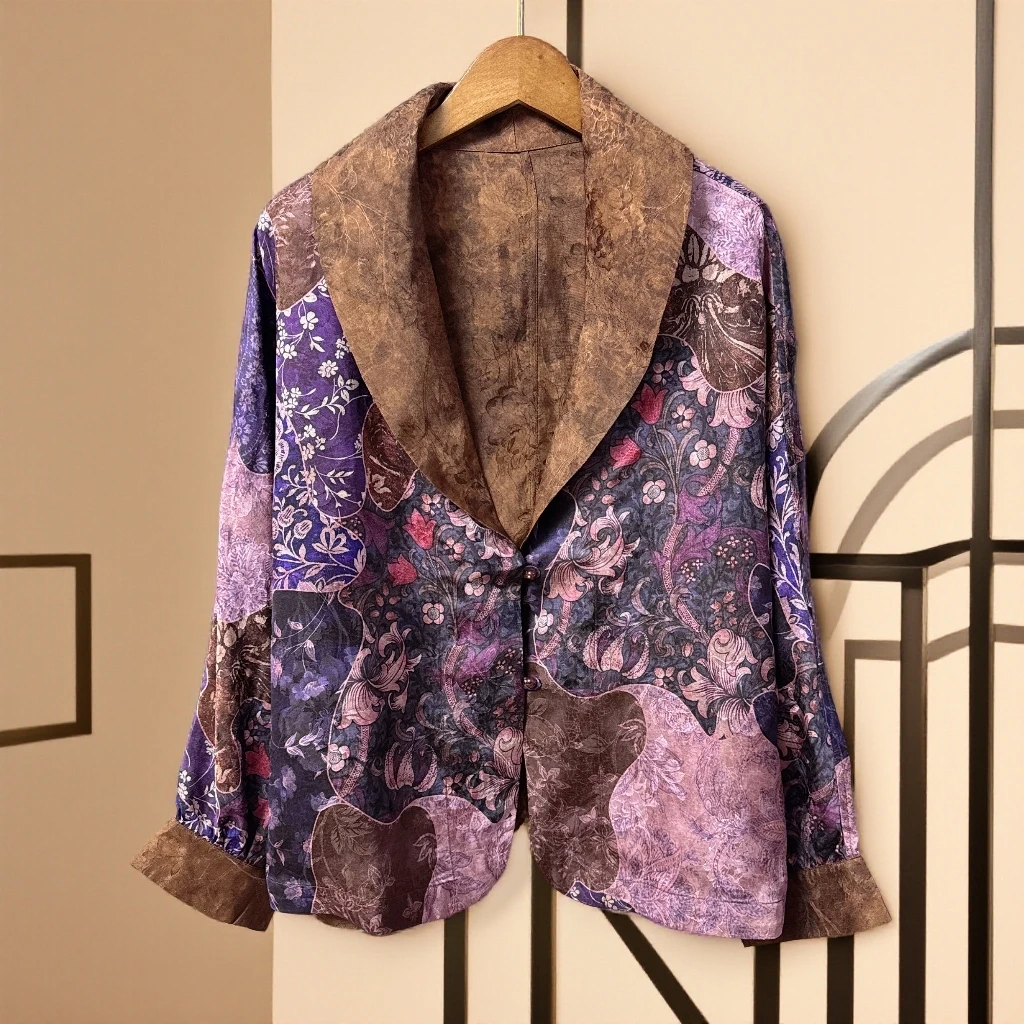 1076【小吴专属】新款高定时尚百搭重工设计师减龄外套