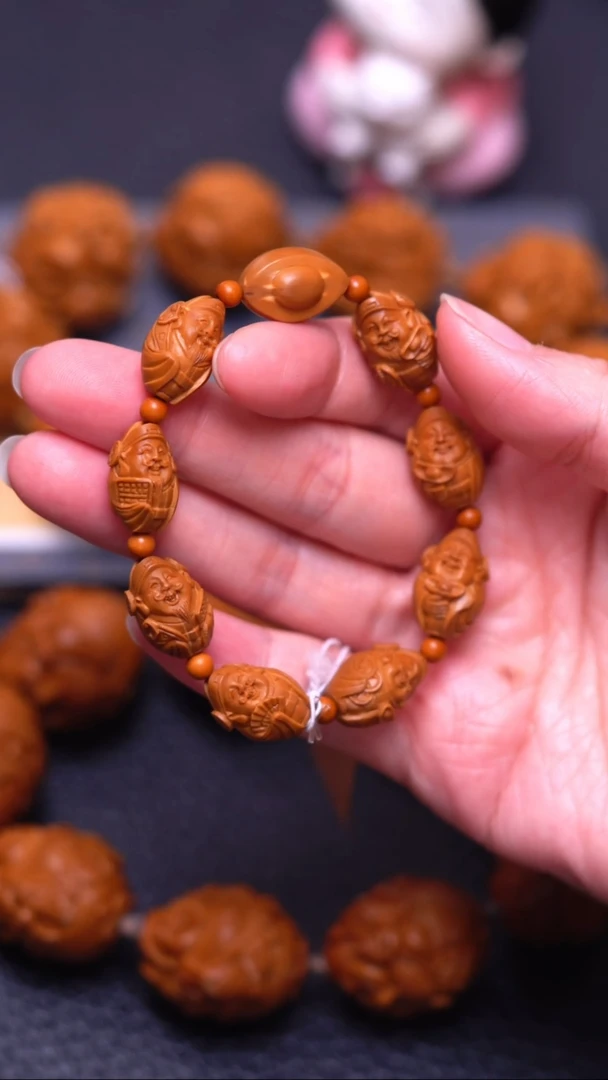 手串/手链橄榄核采****菇财神