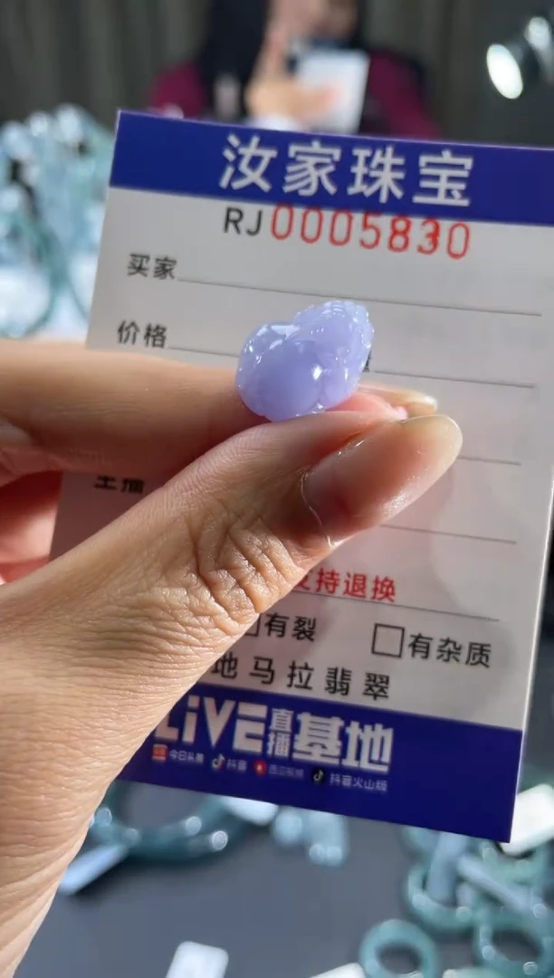 未镶嵌挂件翡翠5830