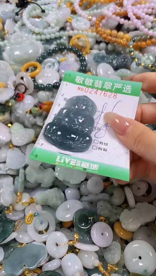 翡翠未镶嵌颈饰闪购0247628