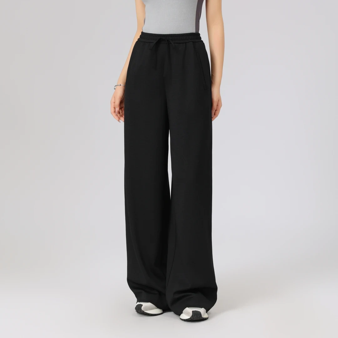 AMASS/阿玛施秋冬垂感直筒裤巴恩风冬季百搭阔腿裤休闲裤5100552