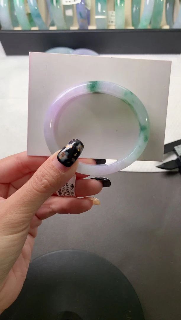 未镶嵌手镯（贵妃镯）翡翠53.9*46*6.6*40.3