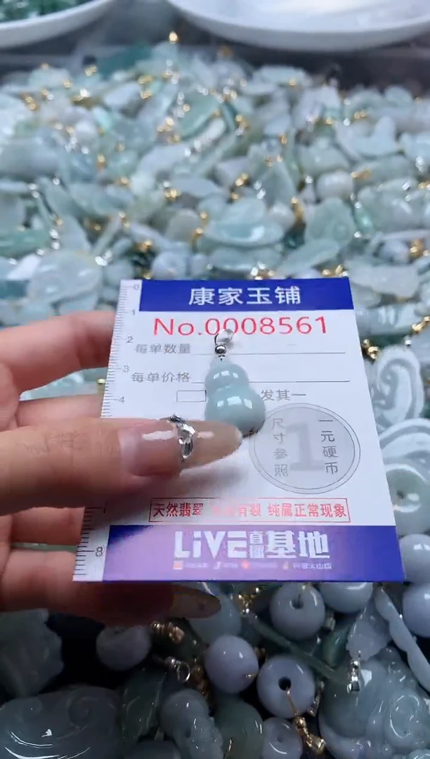 翡翠未镶嵌吊坠(不含链)8561