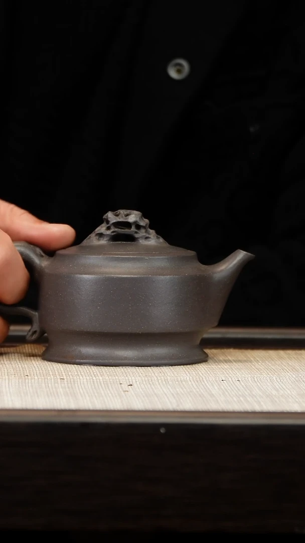 茶壶紫砂四底磐石