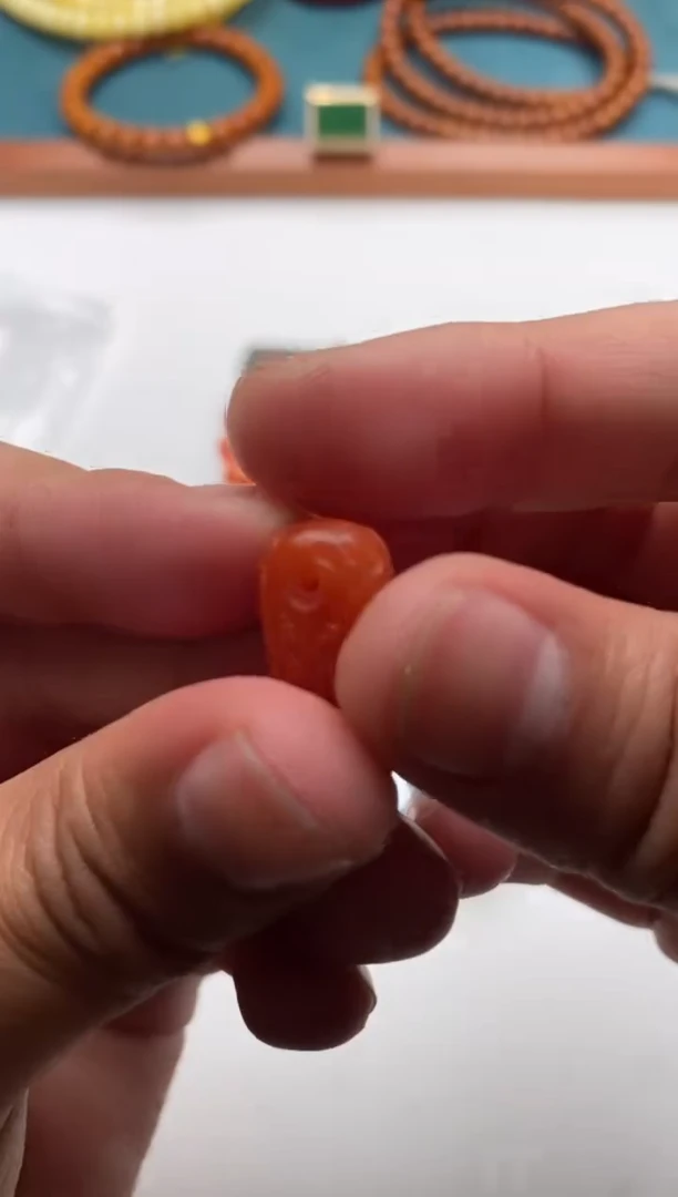 【闪购商品】南红玛瑙挂件未镶嵌南红三通挂件