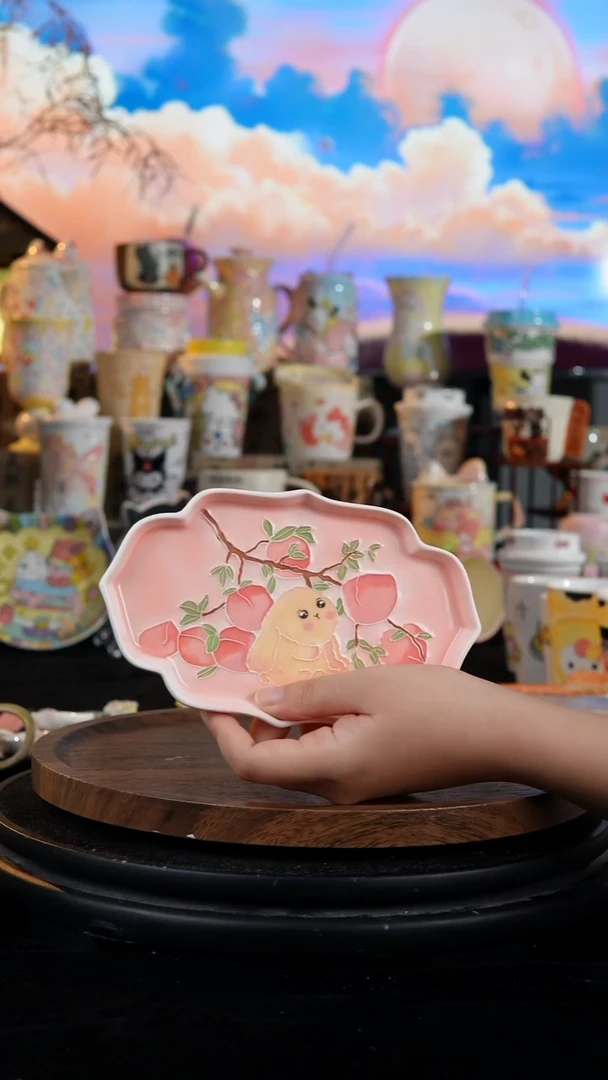 陶瓷便携款手工手绘景德镇陶瓷