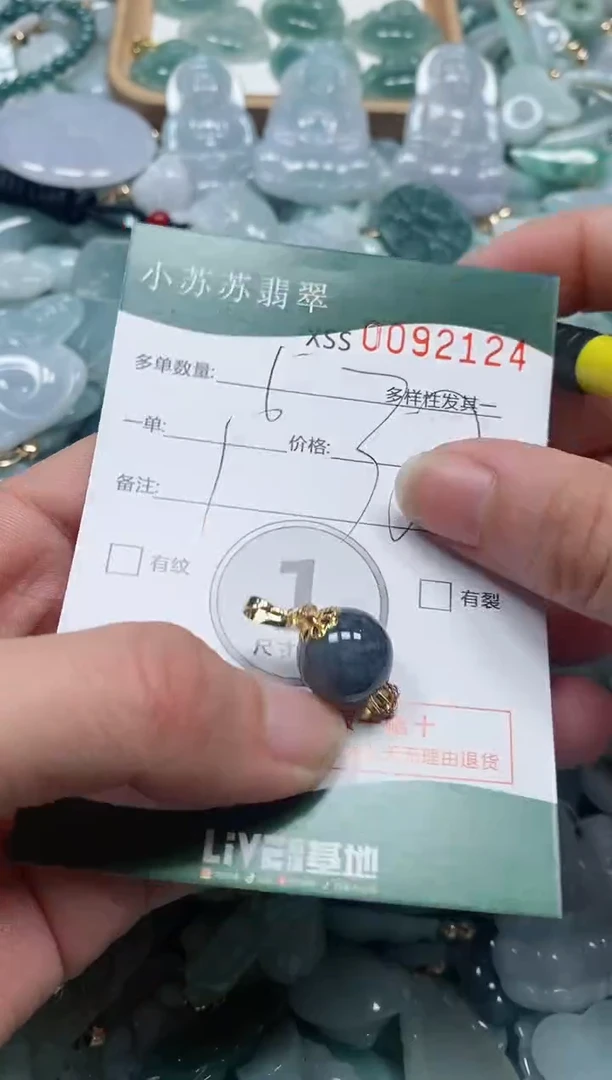 【闪购商品】翡翠颈饰未镶嵌闪购商品0092124多样性