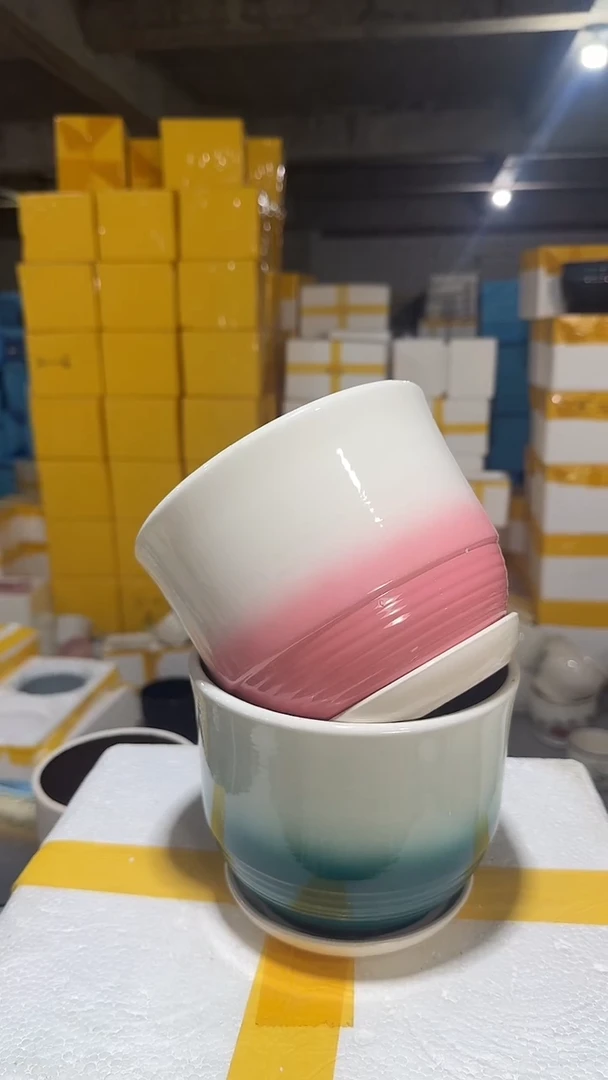 高温陶瓷花盆+Q251