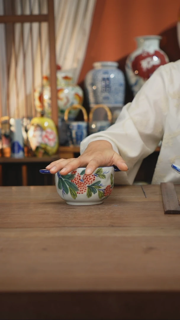 现代 景德镇设计师釉下手绘陶瓷餐具