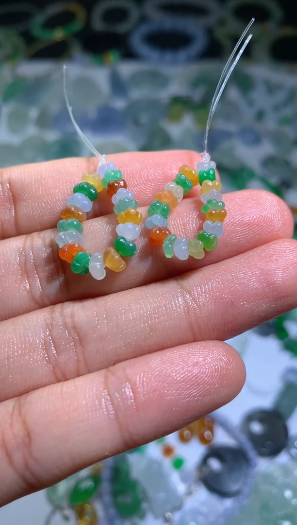 定制翡翠未镶嵌毛货