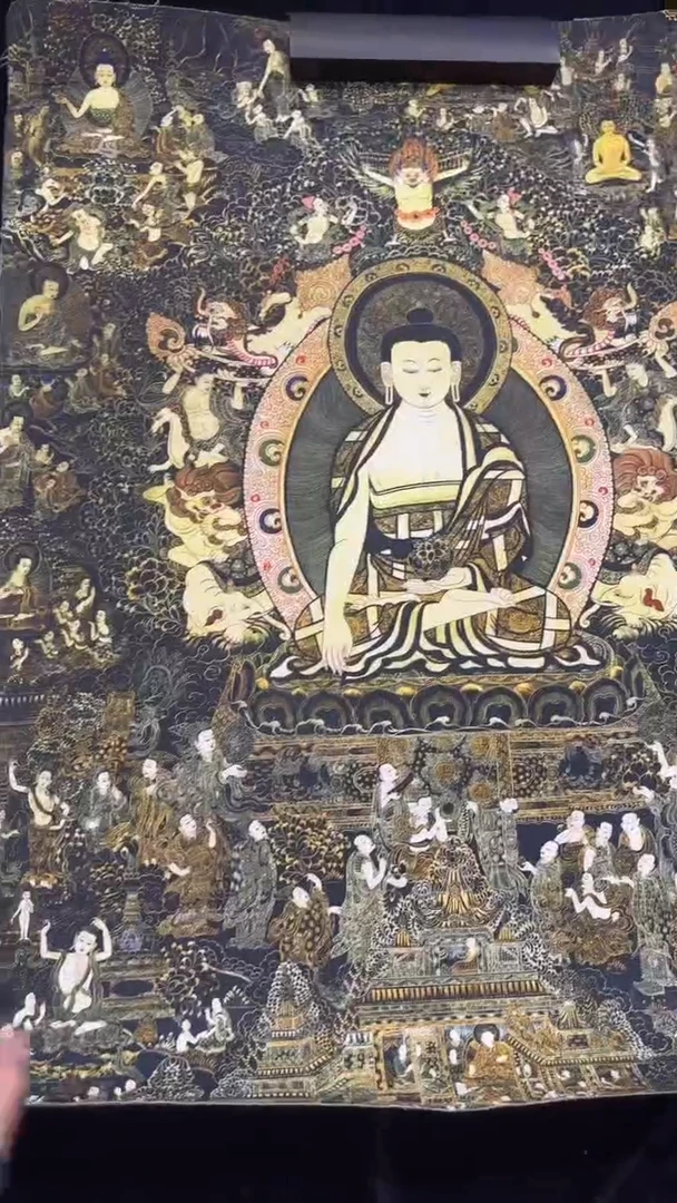 装裱画唐卡藏艺阁精美绘画作品TK16001