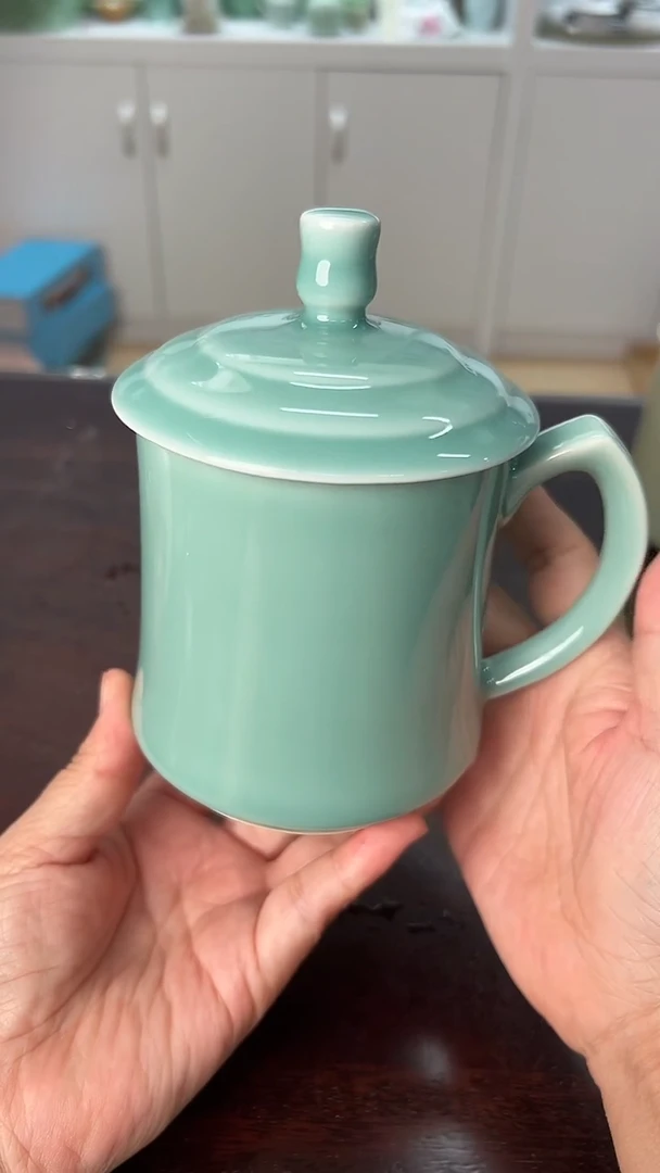 龙泉云间青瓷小米茶器