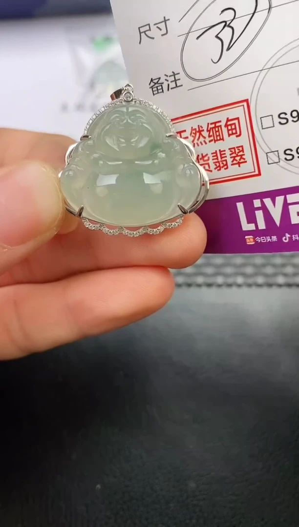颈饰银S925镶嵌翡翠✨****✨挂件