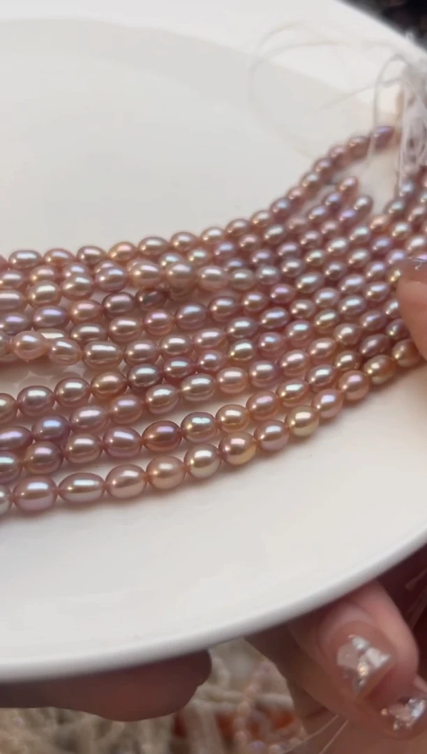 未镶嵌淡水珍珠福利强光*珍珠项链（无核5mm左右）