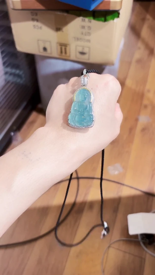 翡翠未镶嵌吊坠(赠链)天然A货翡翠a货吊坠多样性发货9009