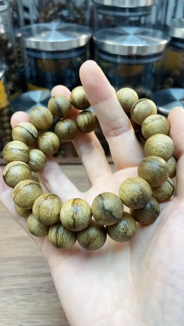 手串沉香CG6768-1文莱黑棋卡13mm13g1多样性发一