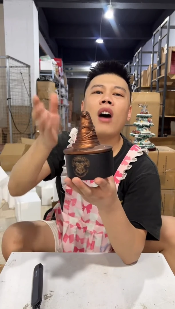 瓷片哈利波特分院帽首饰盒