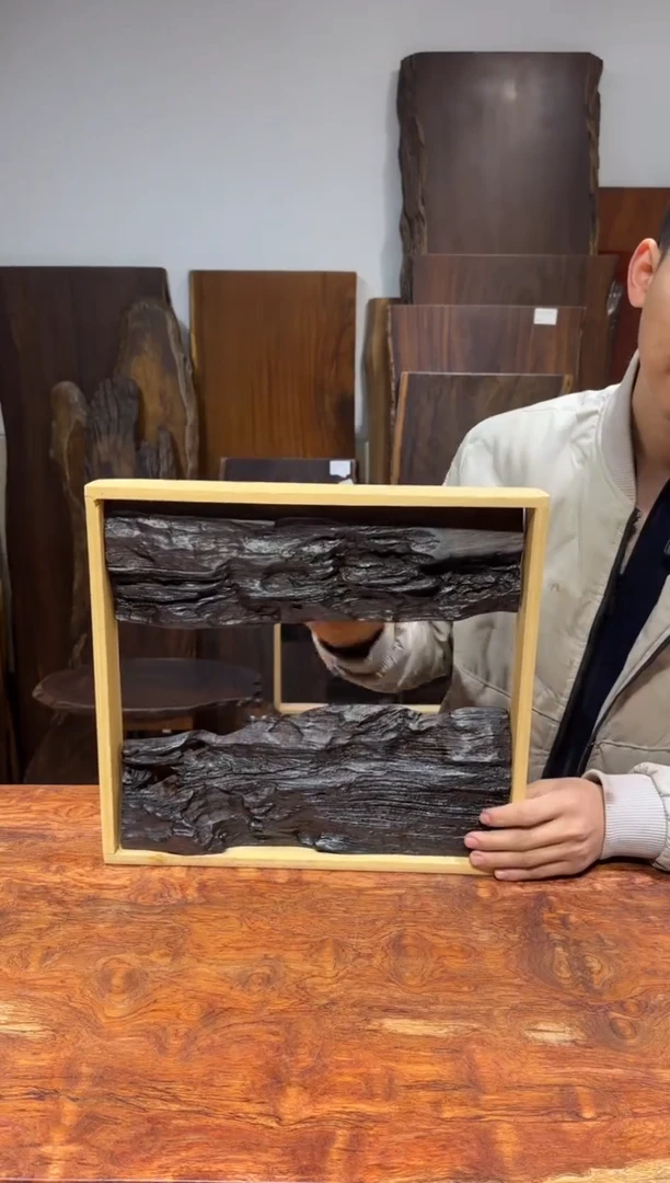 风车木（黑檀木）尺寸40*37*2.3编号255