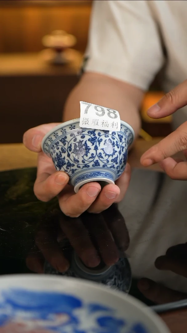 森**️景德镇手工手绘杯
