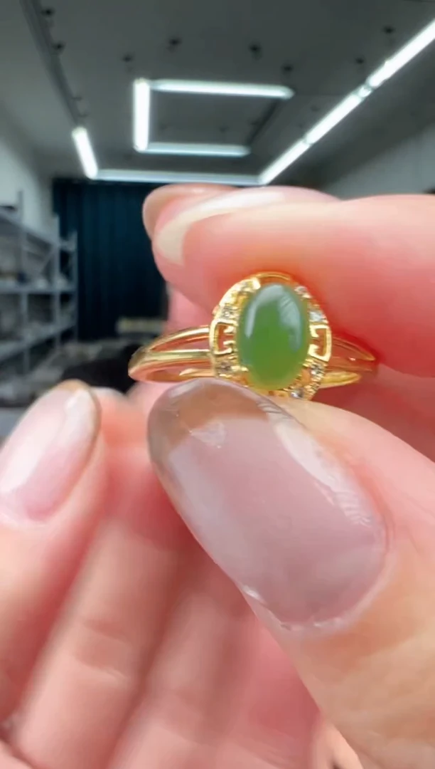 未镶嵌戒指和田玉戒指多样性拍一发一