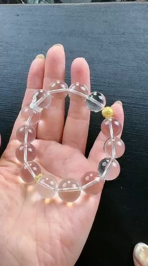 【闪购商品】水晶手链18K金镶嵌水晶