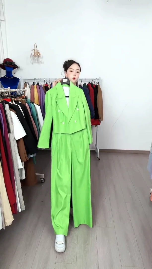 M码直筒裤套装（默认微瑕、不退不换）