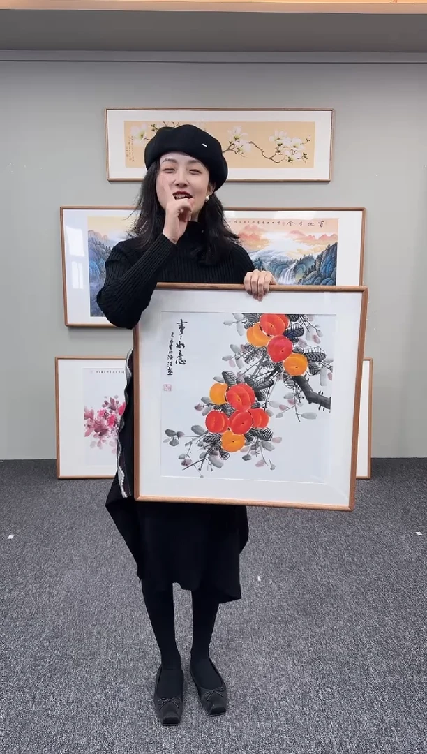 国画事事如意60*60
