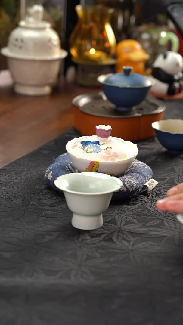 瓷片福利茶器哥窑品茗杯