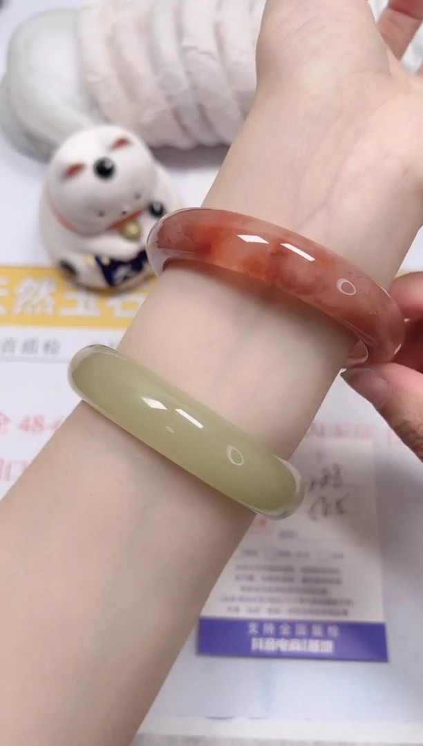 石英质玉手镯未镶嵌a288-56.5