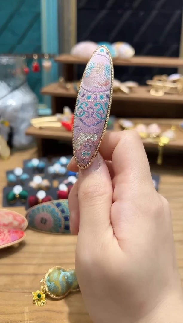 【闪购商品】【孤品一物一拍】福寿绵长大柳叶鸭嘴夹