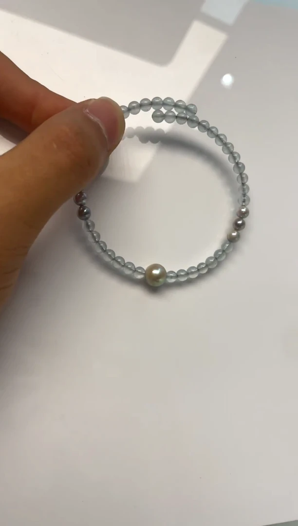 未镶嵌手镯海水珍珠