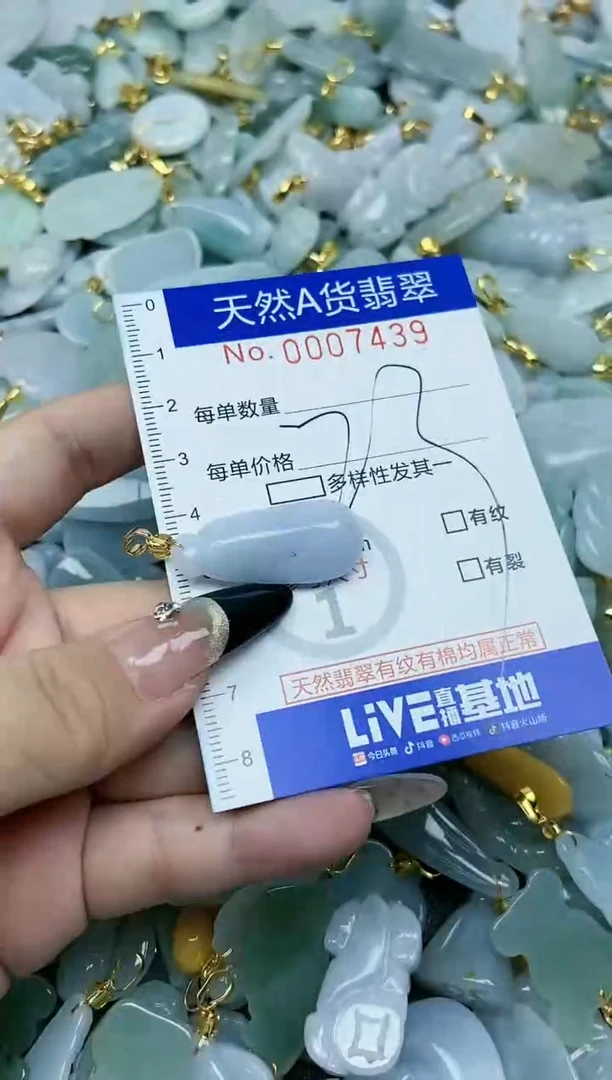 【闪购商品】翡翠颈饰未镶嵌天然A货翡翠