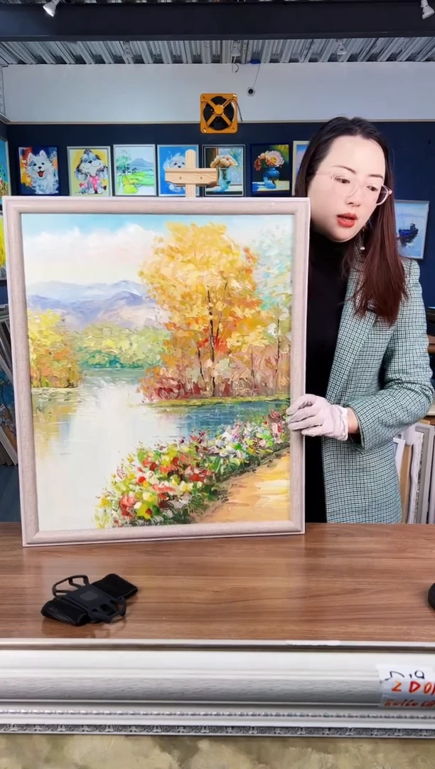 【闪购商品】油画38号 50*60 山水-手绘油画