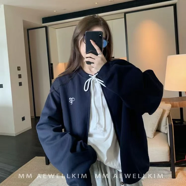 阿悄家 冬款 字母T拉链外套#9321