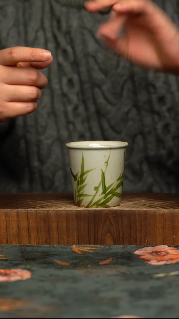 瓷片釉下彩手工手绘同款陶器