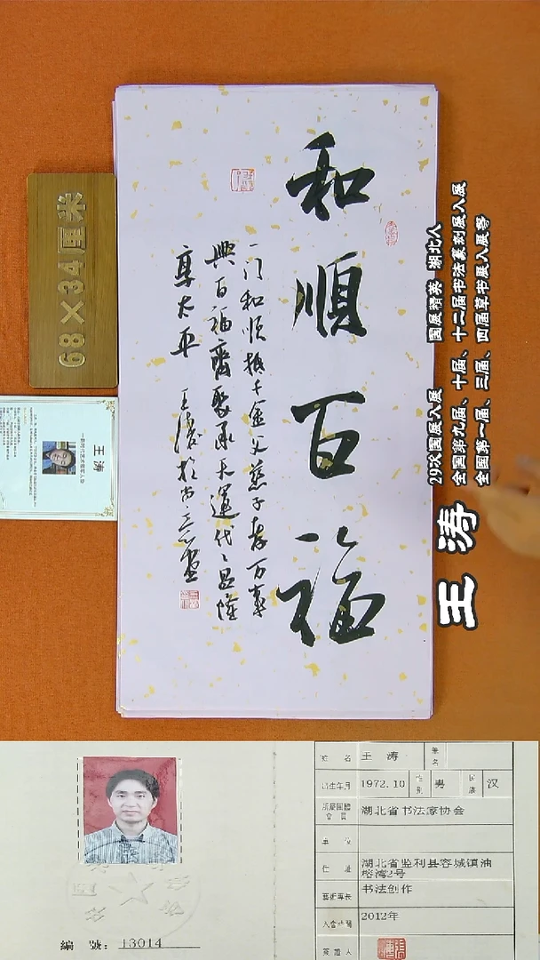 书法20R王涛书法作品