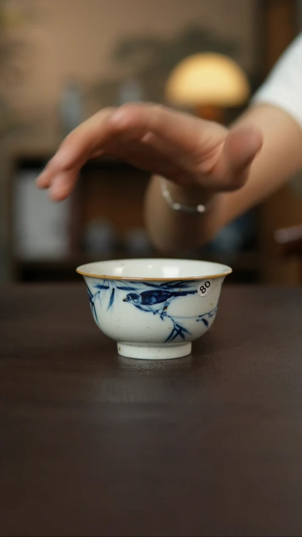 杯景德柴烧手作多人瑕疵