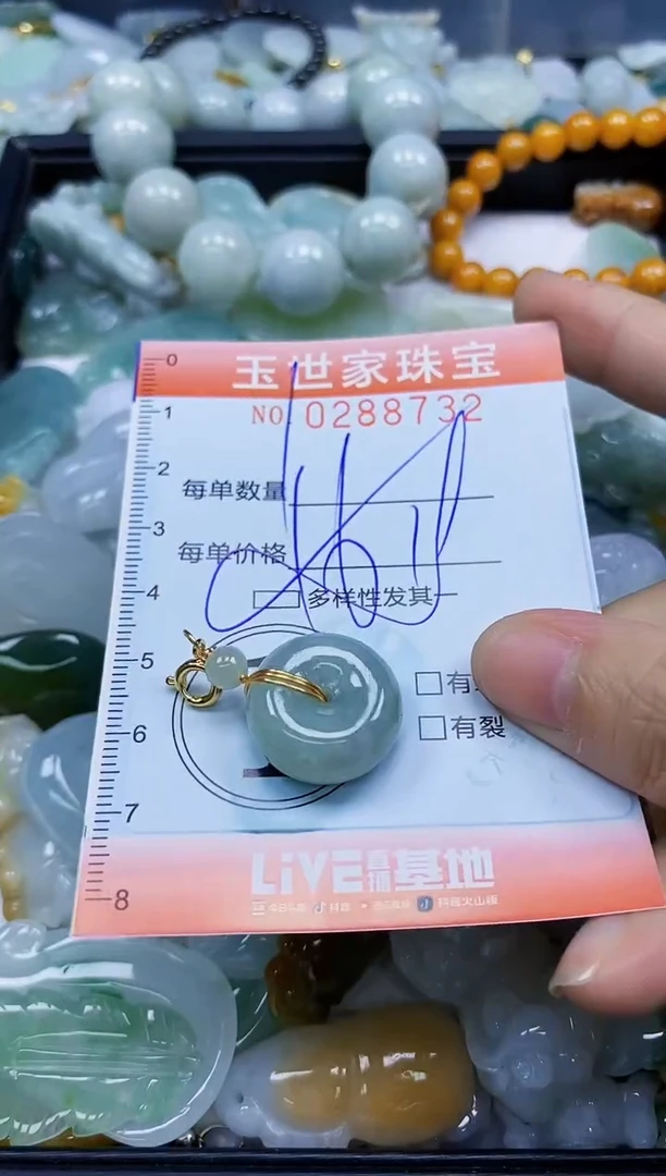 翡翠未镶嵌颈饰闪购0288732多样性发其一