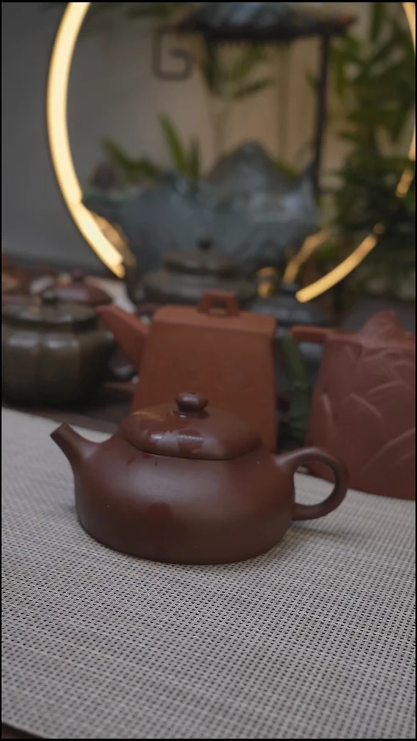 茶壶紫砂150cc六方全手紫砂壶