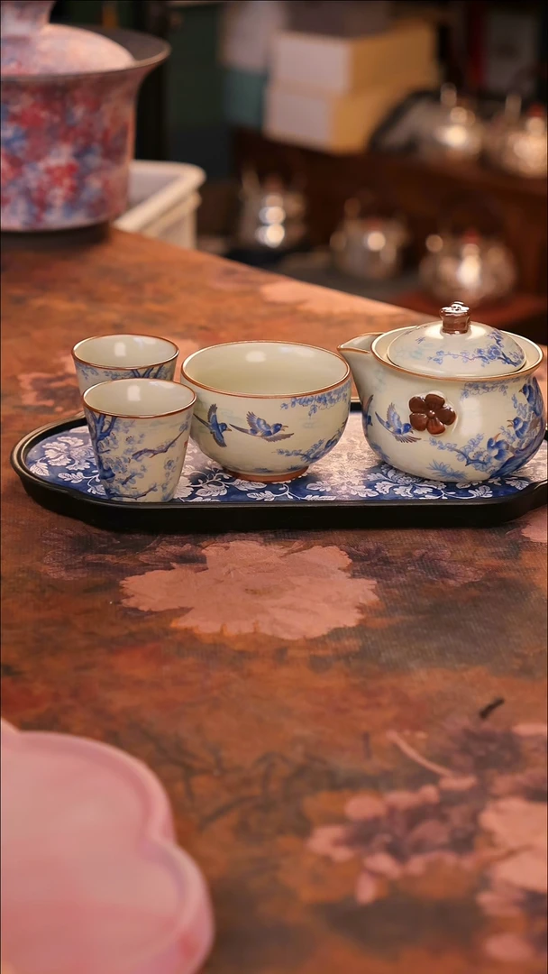 【闪购商品】陶瓷茶具（无礼盒无茶盘）@@A11507