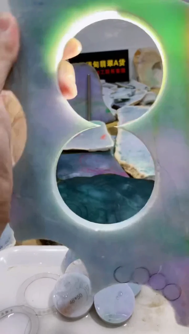 翡翠裸石0蒙0翡翠珠宝645