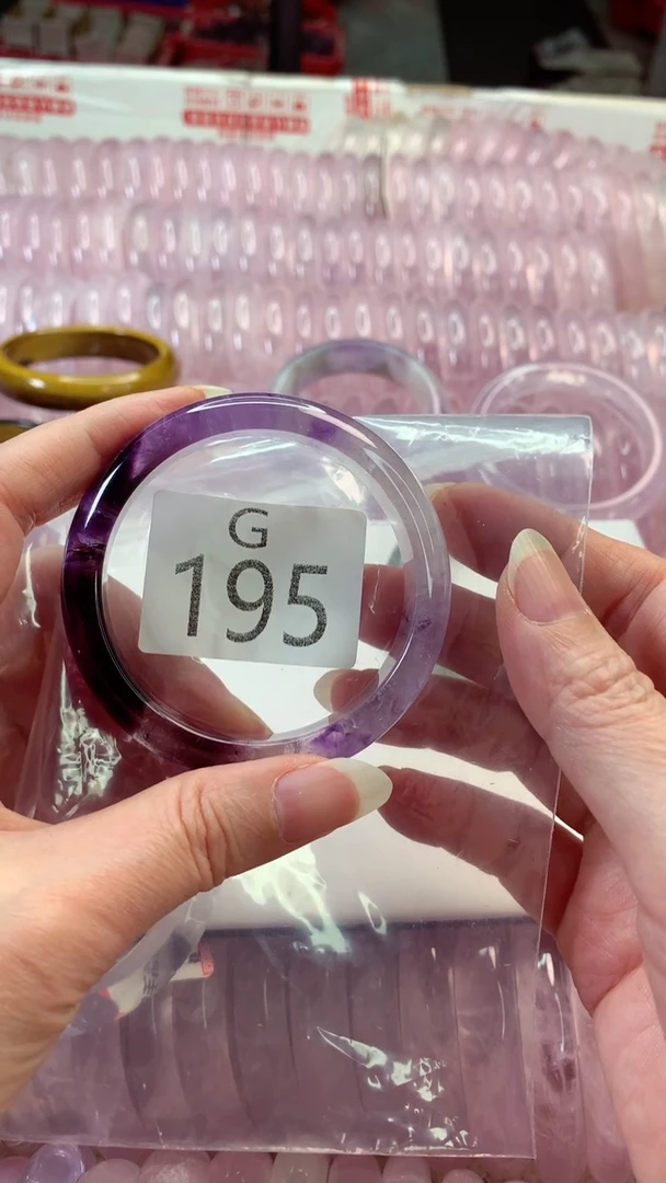 水晶手镯未镶嵌肉***?G195-53+