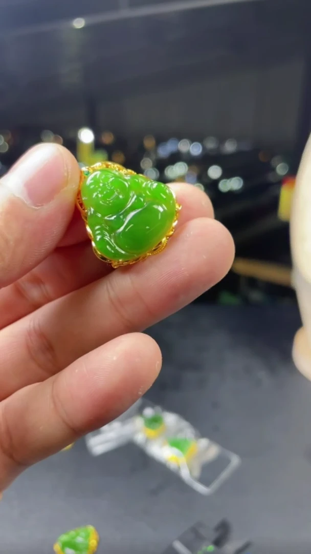 和田玉银S925镶嵌颈饰-多样性发其—551168